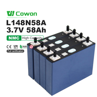 Vente en gros de cellules de batterie prismatiques ternaires au lithium-ion NMC Calb L148N58A 3,7 V 58 Ah pour véhicules électriques, motos, tricycles