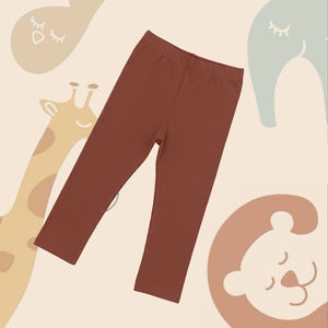 Leggings pour tout-petits doux et respirants 100% coton ou coton de bambou 95% avec 5% d'élasthanne - Product Image 1