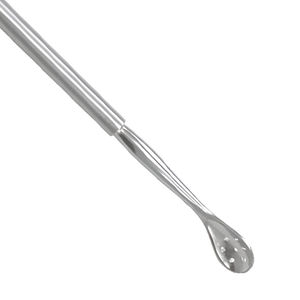 Pousse-ongles professionnel robuste en acier inoxydable carré pour manucure, équipement réutilisable à double usage - Product Image 6