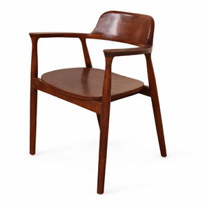 Chaise de salle à manger scandinave moderne en teck massif, durable et écologique, de haute qualité, pour restaurant, hôtel, bar, achat en gros, élégante - Product Image 1