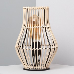 Lampes en rotin faites à la main pour bureau, table, décoration, meilleur choix pour l'éclairage domestique - Product Image 4