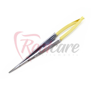 Ensemble professionnel de 3 outils médicaux durables Castroviejo : porte-aiguilles micro, ciseaux et pince - Product Image 2