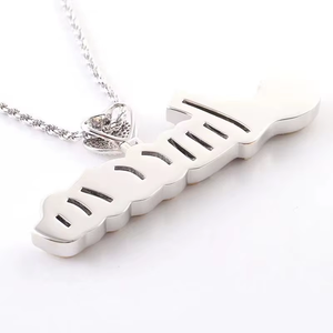<b>Custom</b> <b>Name</b> <b>Necklace</b> Iced Out Letter Pendant Micro Pave Moissanite Hip Hop Personalized Sterling Silver Jewellery Gift for Women - Product Image 2