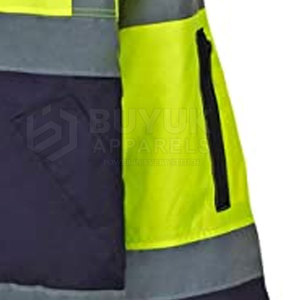Veste de sécurité haute visibilité imperméable et respirante 100% polyester pour l'entretien routier et la protection incendie - Product Image 6