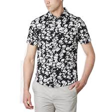 Camisa de manga corta para hombre, camisa 100% de algodón con estampado, informal, temporada de verano y otoño, venta al por mayor, OEM, diseño estampado personalizado - Product Image 6
