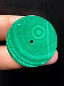 Esfera de Reloj de Malaquita Natural de Alta Calidad, Tamaño Personalizado, Esfera de Piedra Preciosa Verde para Fabricación de Relojes de Lujo - Product Image 2