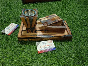 เตาเผาบัคฮูร์เรซิ่นทำมือ กลิ่นอู๊ดหรูหรา ของขวัญพรีเมียมสำหรับรอมฎอนและอีด - Product Image 3