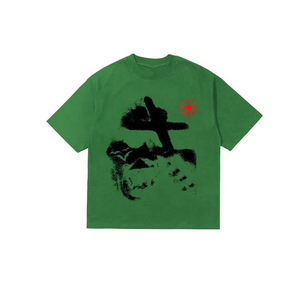 Camisetas Personalizadas al por Mayor para Hombre, Elegantes y Modernas, Cuello Redondo, 100% Algodón Jersey, de la Más Alta Calidad, Camisetas con Estampado Personalizado OEM - Product Image 3
