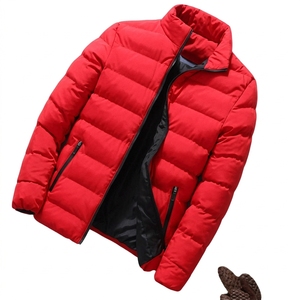 Custom Mens Nylon Puffer Jacket Winter Lightweight Warm <b>Padded</b> <b>Coat</b> Windproof Streetwear Outerwear OEM Supplier - Product Image 3