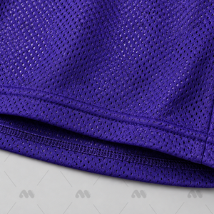 Men's <b>Purple</b> Mesh Basketball Jersey Sleeveless Crew Neck Breathable <b>Tank</b> <b>Top</b> Regular Fit Solid Color Summer Apparel 100% - Product Image 6