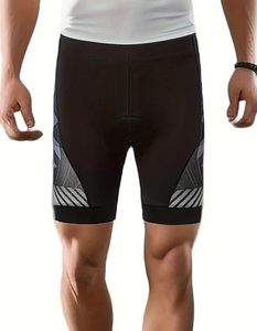 B503 Men's Eco-Friendly Viscose/Cotton <b>Plaid</b> Pattern Corduroy Sporty High Waist Breathable Cropped Summer Sports <b>Shorts</b> - Product Image 2