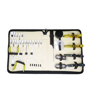 Professional Waterproof Hair Extension Tools Kit Stainless Steel Beads Remover <b>Crimp</b> Pliers Hair Cutting Styling <b>Set</b> Durable - Product Image 1