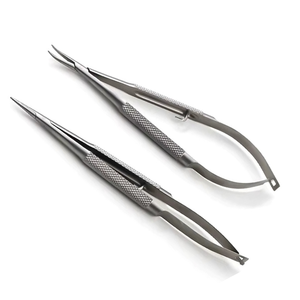 Portaagujas Quirúrgico Microscópico de Alta Calidad, Instrumento de Precisión Oftálmico de Acero Inoxidable para Procedimientos Médicos - Product Image 3