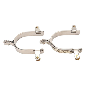 Espuelas Western 2026 de Acero Inoxidable para Montar a Caballo, Diseño Personalizado Profesional, Alta Calidad, Logotipo Personalizado - Product Image 4