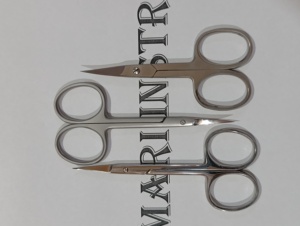 Surgical Grade Stainless Steel <b>Nail</b> Cuticle Shears <b>For</b> Beauty Salon Extra Sharp Cutting Blades Arrow pointed Tip Cuticle Shears - Product Image 5