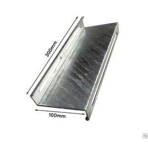 Support de montage solaire en acier galvanisé à chaud 300x100x2mm, robuste, pour système de panneaux photovoltaïques - Vente Flash - Product Image 2