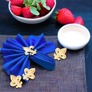 Hot Selling Golden Anchor Shaped Napkin <b>Ring</b> Metal <b>Circle</b> Napkin Buckle Table Decoration Napkin <b>Ring</b> Wholesale Bulk Quantity - Product Image 2