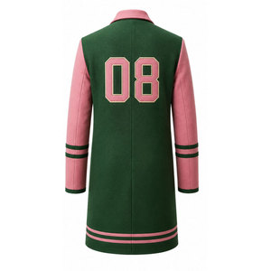 Blazer décontracté brodé respirant à double bordure en polyester/coton doublé personnalisé, prêt à être expédié, de la Sororité Alpha Grecque - Product Image 6