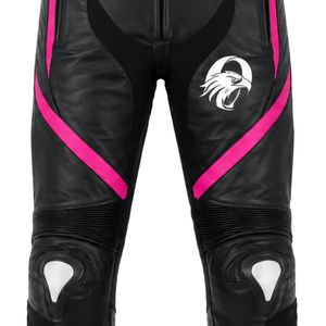 Pantalones de Motocicleta para Hombre, Color Negro y Rosa, Transpirables, Impermeables, Resistentes al Viento, Equipo de Protección Duradero para Deportes al Aire Libre - Product Image 6
