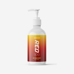 Gel de Masaje Coreano Aquacool Rojo 500 - Con Glucosamina y Magnesio de Alta Calidad - Solución Profesional para el Cuidado Corporal - Product Image 1