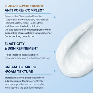 Cosmétiques Coréens CHALLANS De PARIS Mousse Nettoyante Resserre les Pores Contrôle l'Excès de Sébum Équilibre la Peau Anti-Sébum P Panthenol - Product Image 5
