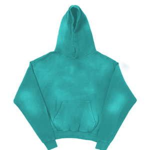 Sweat à capuche unisexe de haute qualité, 80% coton 20% polyester, délavé effet soleil, coupe ample courte, zippé, respirant, imprimé 3D - Product Image 3