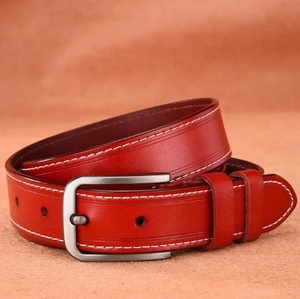 Ceintures en cuir de vachette véritable de luxe, nouvelle conception personnalisée, avec boucle à ardillon, pour homme, en cuir véritable - Product Image 6
