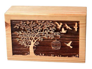Urnes de crémation en bois de conception Unique de haute qualité pour adultes urnes en bois urnes funéraires taille personnalisée fournitures funéraires - Product Image 5