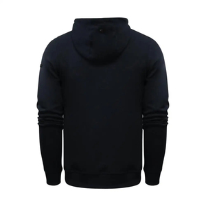 Sweat à capuche surdimensionné personnalisé pour homme en mélange polyester/coton épais avec motif en relief, prêt pour l'hiver, respirant - Product Image 3