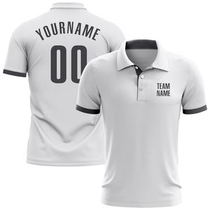 Wholesale Direct OMMIZ INDUSTRY Custom Red Black-White 3D <b>Bowling</b> Tattoos Performance Polo Shirt - Product Image 4