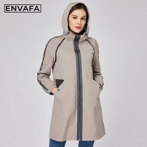 Women's Trench Coat High Quality Trench Coats Das Mulheres Autumn <b>Winter</b> Trench Coat Wholesale Trench Coat with Custom Logo - Product Image 1