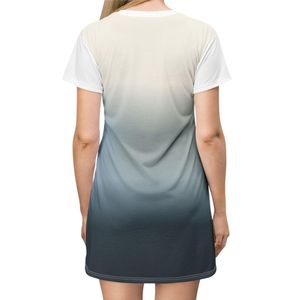 Women's Summer Gradient Ombre <b>Tie</b> <b>Dye</b> T-<b>Shirt</b> Dress Short Sleeve Round Neck Casual A-Line Breathable Anti-UV Quick Dry - Product Image 6