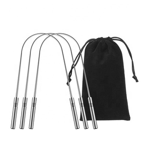 ที่ขูดทำความสะอาดลิ้นในช่องปากสเตนเลสเกรดศัลยกรรมใหม่สำหรับมืออาชีพ - Product Image 4