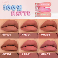 MAGEFY Spot Vente en gros Vente à chaud Rouge à lèvres liquide mat anti-transfert Brillant à lèvres imperméable longue durée et sans séchage