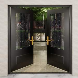 Puertas de Entrada de Hierro de Primera Calidad y Puertas de Seguridad para Viviendas Residenciales con Construcción Duradera y Atractivo Estético - Product Image 3