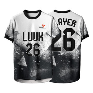 Camiseta de Fútbol Personalizada con Impresión, Uniforme de Equipo, Sublimación, Secado Rápido, Transpirable, Ropa Deportiva de Entrenamiento con Logotipo - Product Image 4