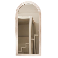 Décoration murale en bois sculpté sur mesure, miroir léger moderne pour mariage, inspiré de l'art bohème, fait main, réglable en MDF