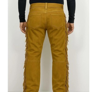 Pantalon en daim pour homme, pantalon décontracté en daim de luxe, coupe moderne, vêtements de mode, design personnalisé, directement de l'usine pour les marques de mode - Product Image 4