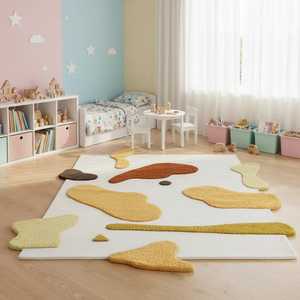 Modern Hand Tufted High Pile Wool Area Rugs Designer Carved 3D Non-Slip Eco-Friendly Extra Thick Living Room <b>Carpet</b> - Product Image 1