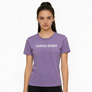 Camiseta Casual de Primera Calidad – Camiseta Oversize de Algodón, Opción de Logotipo e Impresión Personalizados, Camiseta para Mujer - Product Image 1