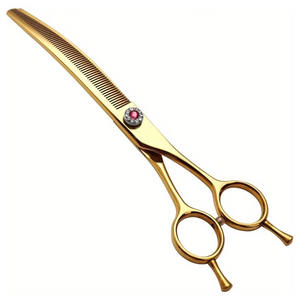 Tijeras de peluquería de alta calidad con tensión ajustable, de acero antioxidante, ligeras y de filo afilado para uso en salón y hogar. - Product Image 1