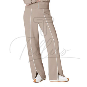Winter Joggers Women Sweatpants Sports Legging Casual Stacked Pants <b>Drawstring</b> High Waist <b>Trousers</b> Sweat Pants OEM Service - Product Image 5