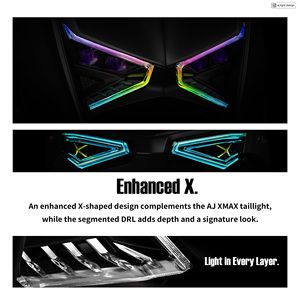 Feux de jour à LED RGB personnalisés pour Yamaha XMAX AJ Light Design, haute luminosité, plug and play, livraison mondiale - Product Image 3