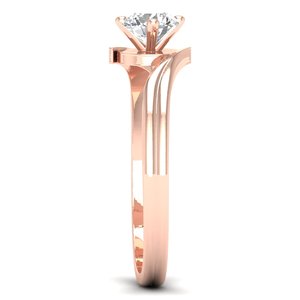 แหวนหมั้นเพชรโมอิสซาไนต์เงินแท้ 925 ดีไซน์ใหม่จาก REYES แหวนแต่งงานทอง 14K แบบสั่งทำได้ ของขวัญเครื่องประดับชั้นดีสำหรับผู้หญิง - Product Image 3