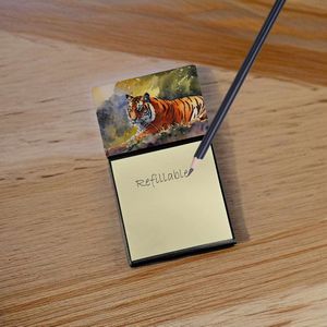 Soporte de notas adhesivas de Tigre de Bengala, almohadillas de notas autoadhesivas, dispensador recargable, Accesorios de escritorio en blanco, nuevo producto, soporte para tarjetas y notas - Product Image 2