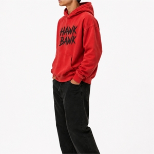 Sweat à capuche surdimensionné pour homme, style streetwear, coton lourd, style vintage classique, coupe ample. - Product Image 3