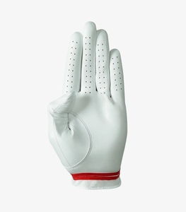Guantes de Golf Deportivos Grises Antideslizantes, Personalizables, de Cuero Genuino Suave en la Palma, para Mano Izquierda, Unisex, con Cierre de Hebilla y Logotipo Personalizado - Product Image 4