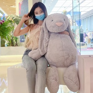 Conejo de Peluche <span class=keywords><strong>Bonnie</strong></span> de Orejas Largas de 108 cm, Personalizado y Disponible, Relleno de Algodón PP, Juguete de Peluche Corto, Almohada para Dormir, Regalo de Cumpleaños - Product Image 4