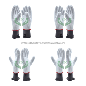 Gants de protection en tricot de calibre 7/10 avec logo personnalisé en gros en Indonésie - Product Image 1