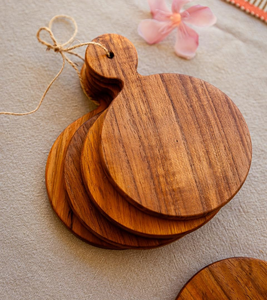 Stylish Wood Coaster <b>Round</b> Botton Dinnerware Wood Coaster Wedding Gifts Wood Coaster <b>for</b> Drinks - Product Image 6
